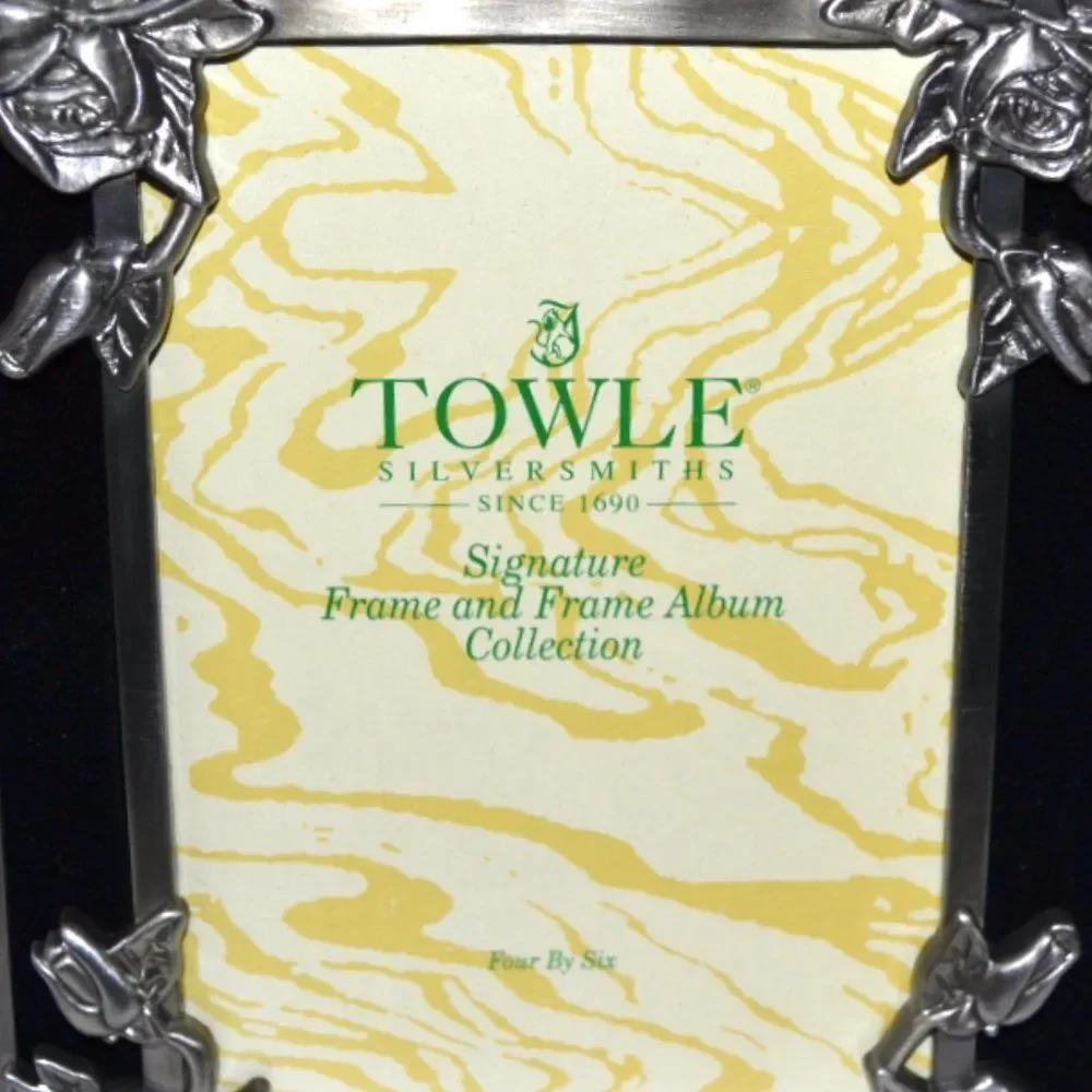 Towle Silversmiths Frame And Album New In Box 4 x 6 Photos Keepsakes Memories
